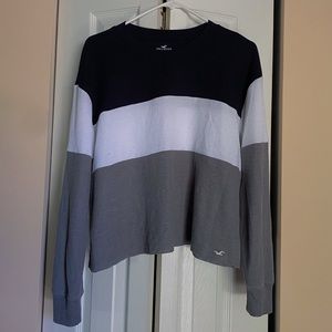 Slightly Cropped Boyfriend Stripped Tee